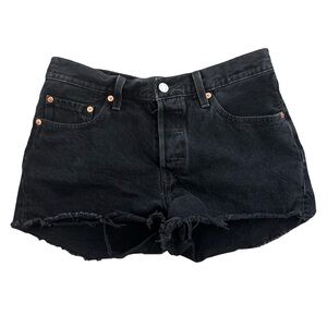 Levi's Black Jean Shorts for Women